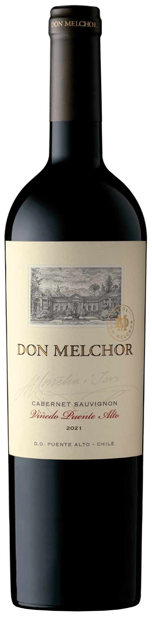 Don Melchor Cabernet Sauvignon 2021  Front Bottle Shot