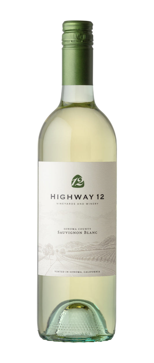 Highway 12 Sauvignon Blanc 2023  Front Bottle Shot