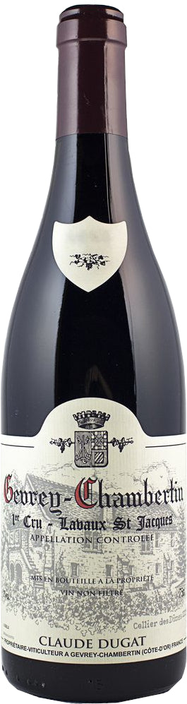 Domaine Claude Dugat Gevrey-Chambertin Lavaux St. Jacques Premier Cru 2021  Front Bottle Shot
