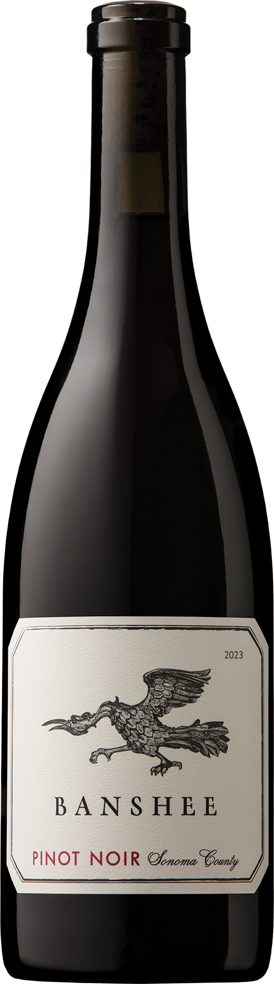 Banshee Sonoma County Pinot Noir 2023  Front Bottle Shot