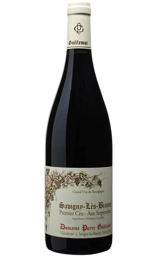 Domaine Pierre Guillemot Savigny-les-Beaune Aux Serpentieres Premier Cru 2022  Front Bottle Shot