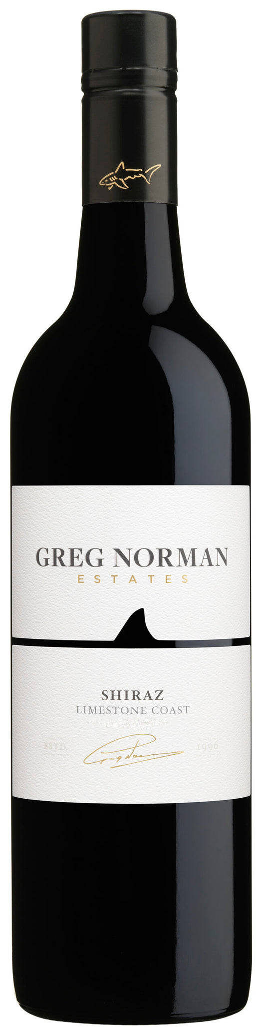 Greg Norman Estates Limestone Coast Shiraz 2021  Front Bottle Shot