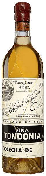 R. Lopez de Heredia Rioja Vina Tondonia Gran Reserva Blanco 2004  Front Bottle Shot