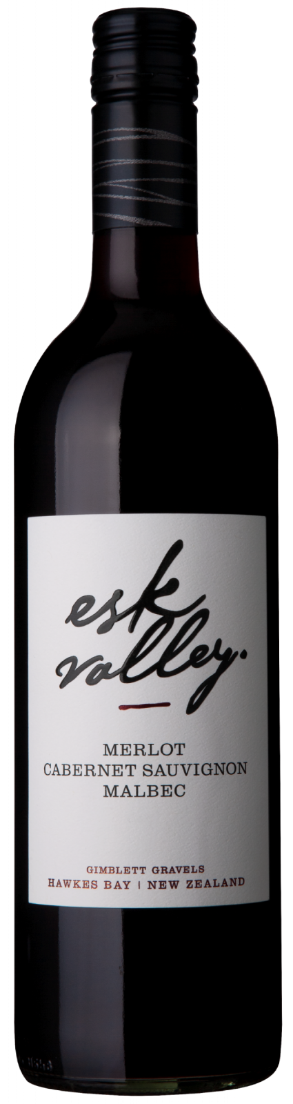 Esk Valley Gimblett Gravels Red Blend 2020  Front Bottle Shot