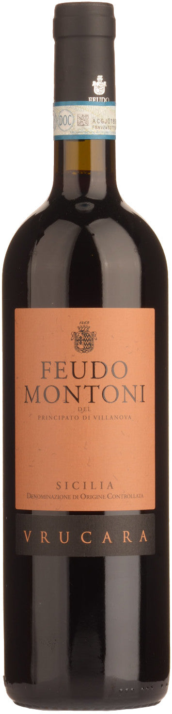 Feudo Montoni Vrucara Nero d'Avola 2019  Front Bottle Shot