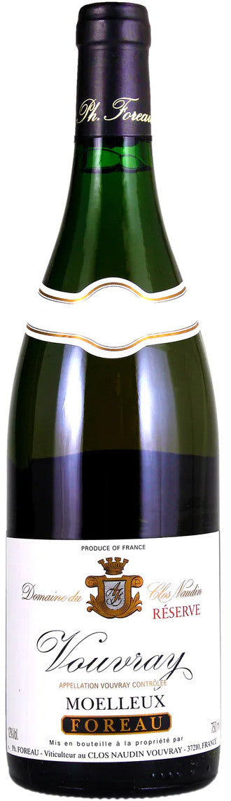 Philippe Foreau Vouvray Moelleux Clos Naudin Reserve 2015  Front Bottle Shot