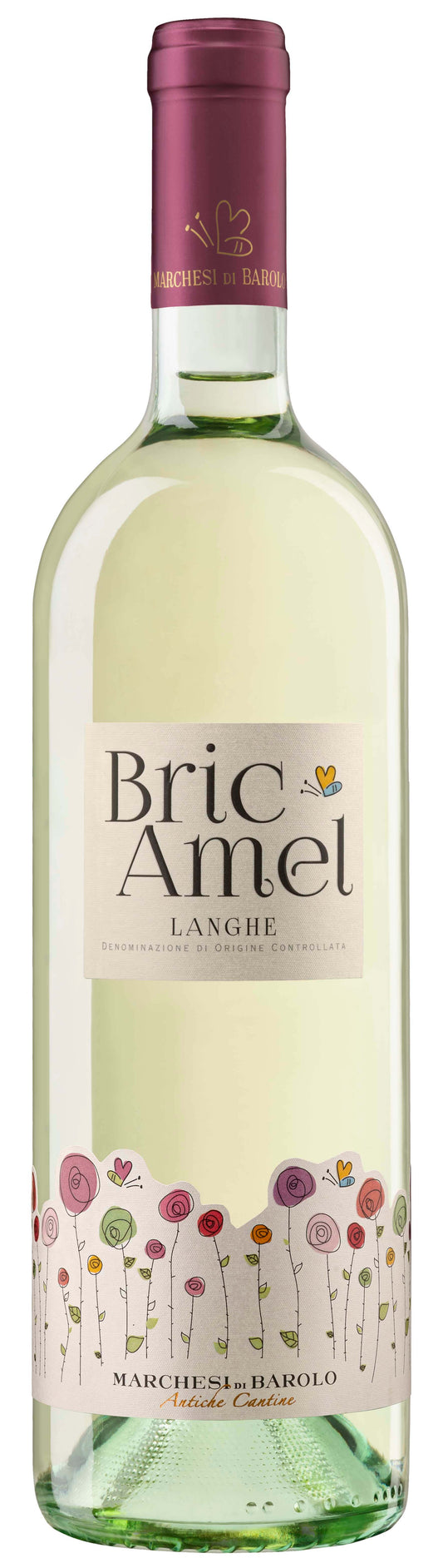 Marchesi di Barolo Bric Amel Langhe Bianco 2022  Front Bottle Shot