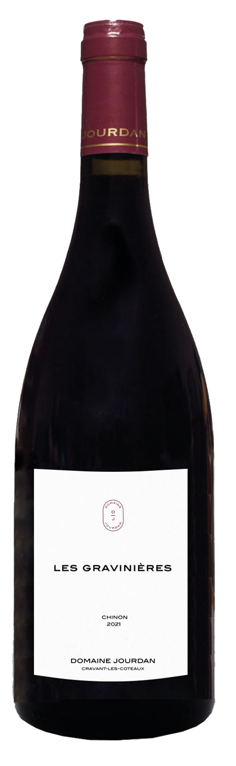 Domaine Jourdan Chinon Les Gravinieres 2021  Front Bottle Shot