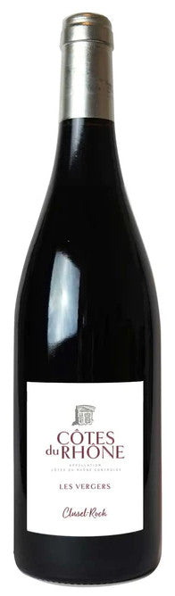 Domaine Clusel-Roch Cotes du Rhone Les Vergers 2019  Front Bottle Shot