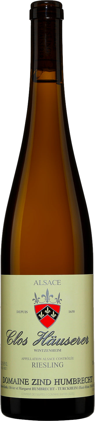 Zind-Humbrecht Clos Hauserer Riesling 2022  Front Bottle Shot