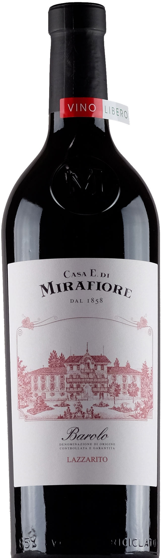 Mirafiore Barolo Lazzarito 2015  Front Bottle Shot