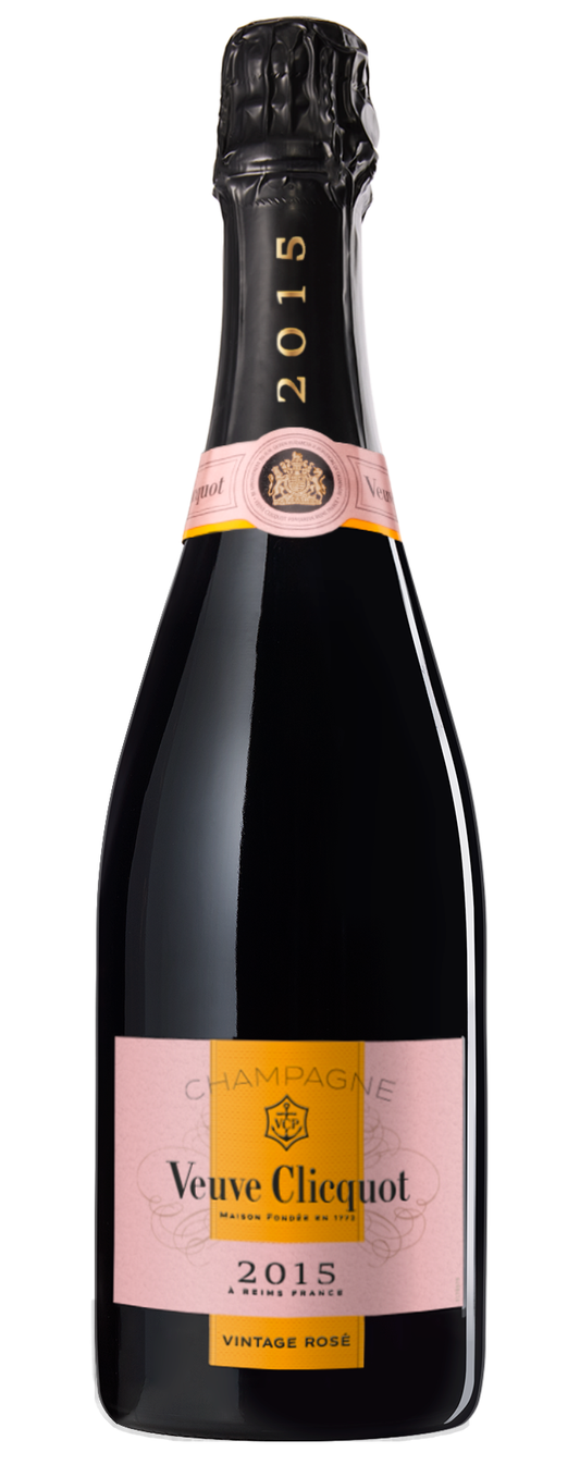 Veuve Clicquot Vintage Brut Rose 2015  Front Bottle Shot