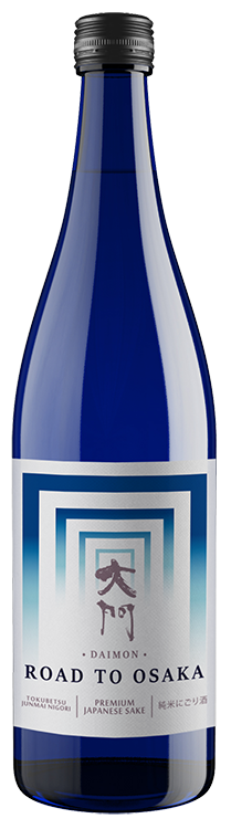 Daimon Road to Osaka Junmai Nigori Sake Tokubetsu (720ML)  Front Bottle Shot