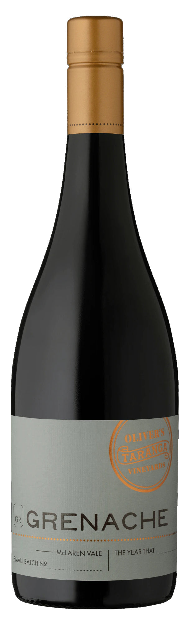 Oliver's Taranga Vineyards Grenache 2021  Front Bottle Shot