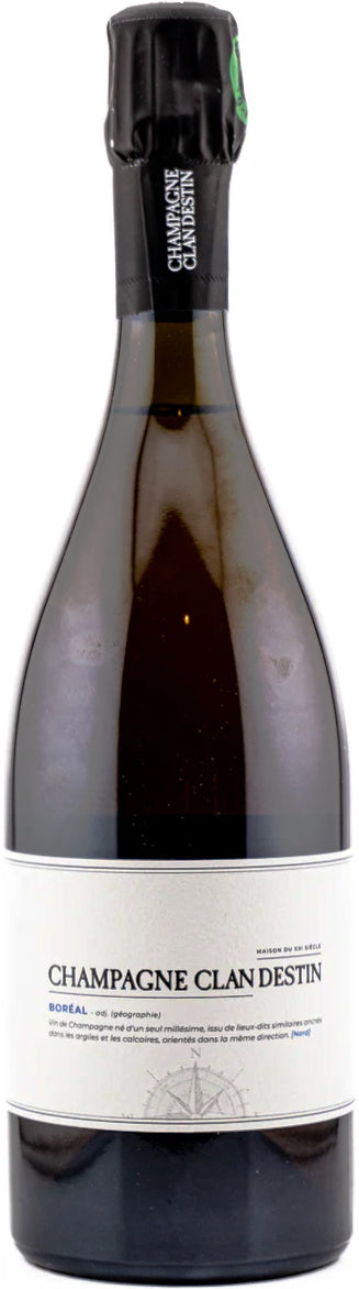 Champagne Clandestin Boreal Brut Nature 2018  Front Bottle Shot