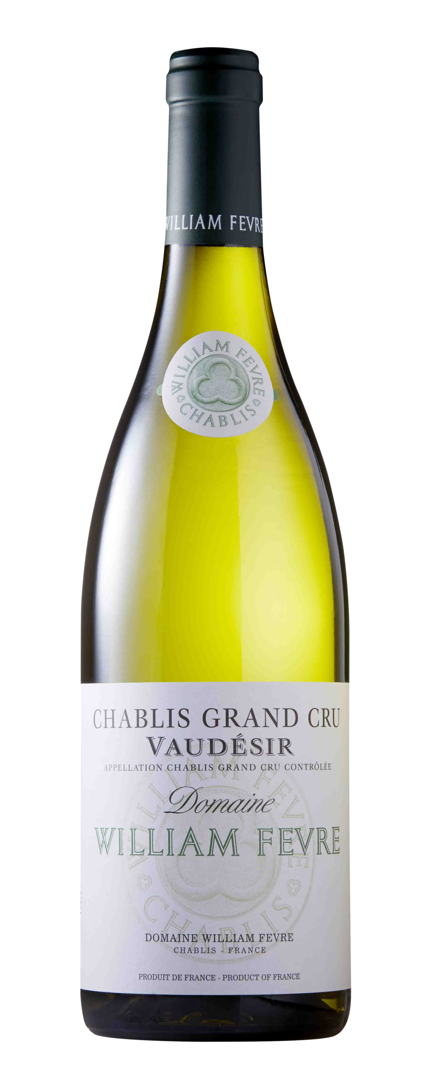 William Fevre Chablis Vaudesir Grand Cru 2021  Front Bottle Shot