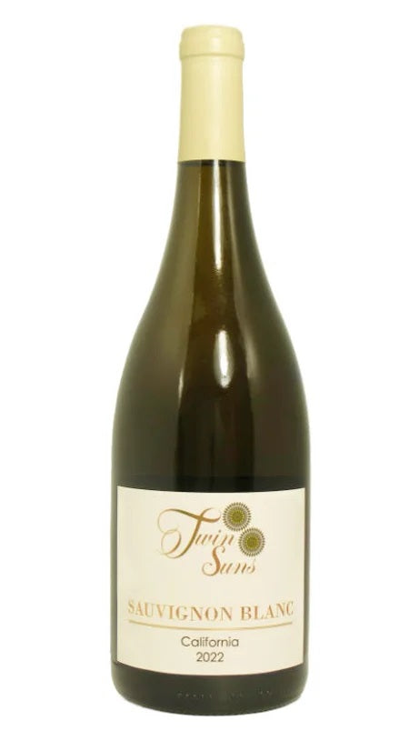 Twin Suns Sauvignon Blanc (OU Kosher) 2022  Front Bottle Shot