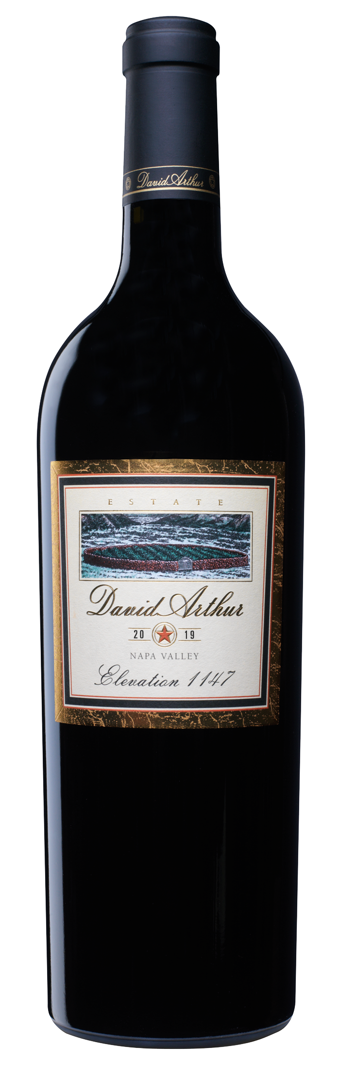 David Arthur Elevation 1147 Estate Cabernet Sauvignon 2019  Front Bottle Shot