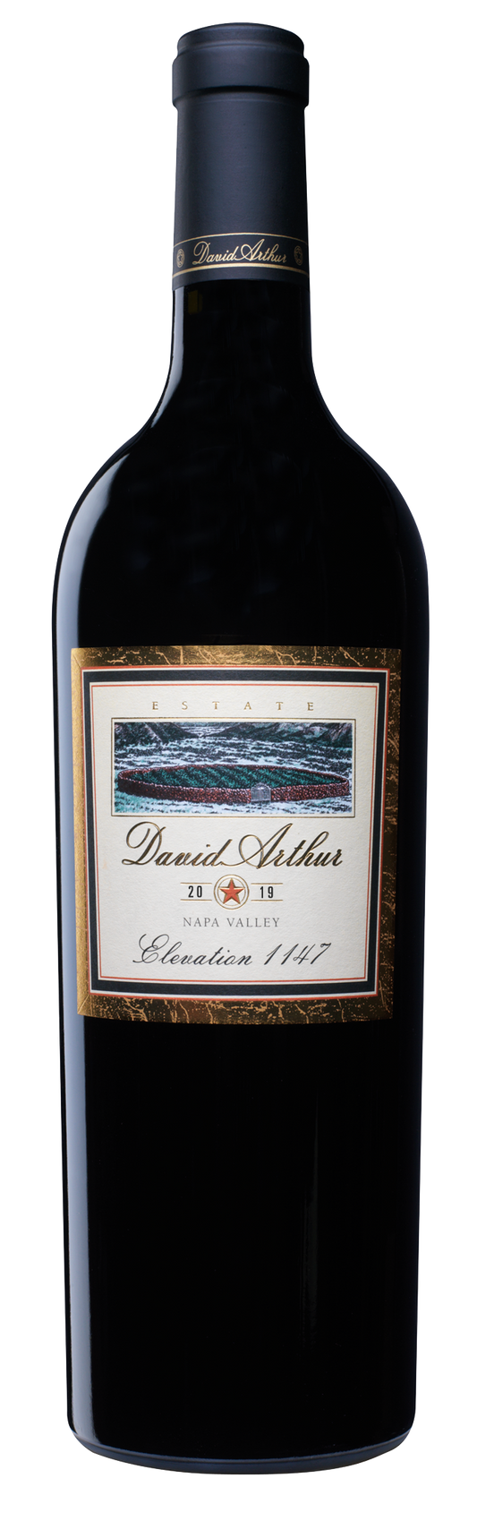 David Arthur Elevation 1147 Estate Cabernet Sauvignon 2019  Front Bottle Shot
