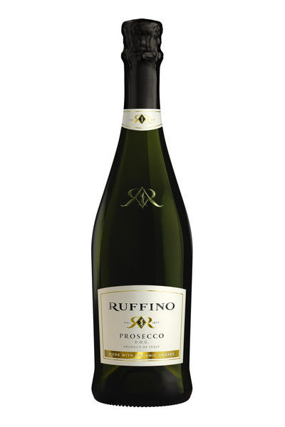 Ruffino Prosecco Made with Organic Grapes  Front Bottle Shot