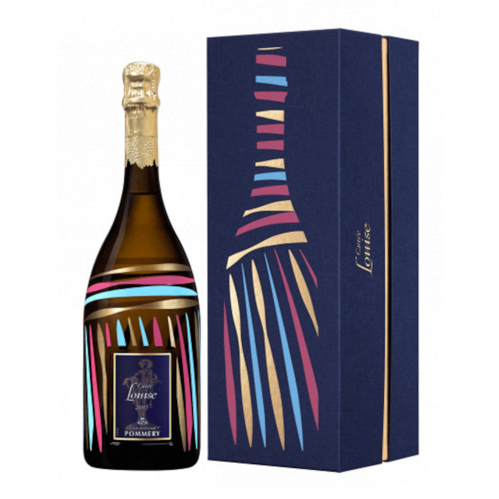 Pommery Cuvee Louise with Gift Box 2005  Front Bottle Shot