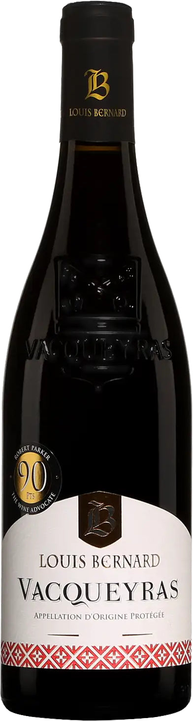Louis Bernard Vacqueyras 2019  Front Bottle Shot