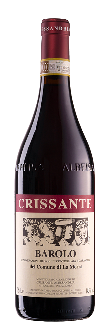 Crissante Alessandria Barolo del Comune di la Morra 2018  Front Bottle Shot