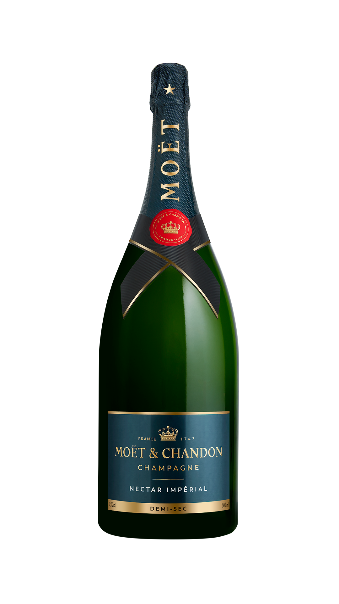 Moet & Chandon Nectar Imperial (1.5 Liter Magnum)  Front Bottle Shot