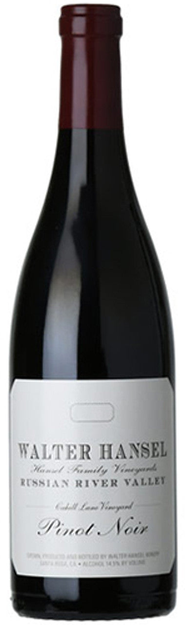 Walter Hansel Cahill Lane Vineyard Pinot Noir 2022  Front Bottle Shot