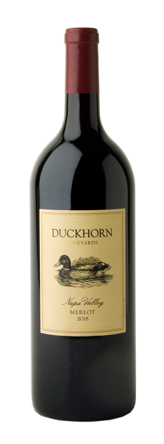 Duckhorn Napa Valley Merlot (1.5 Liter Magnum) 2018 Front Bottle Shot