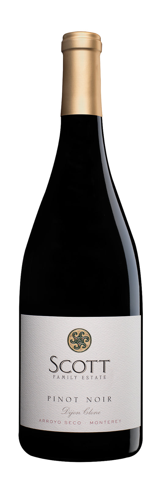 Scott Family Estate Arroyo Seco Pinot Noir 2023  Front Bottle Shot