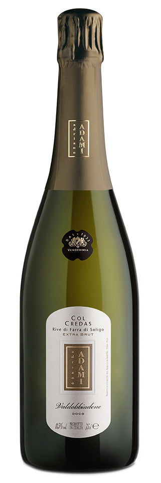 Adami Prosecco Superiore Valdobbiadene Col Credas 2021  Front Bottle Shot