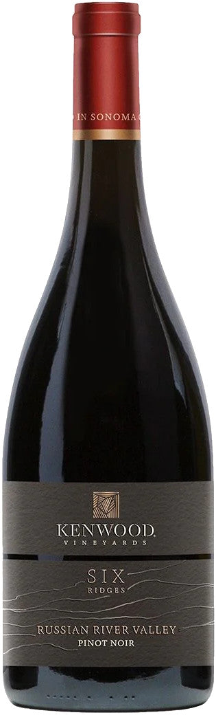 Kenwood Six Ridges Pinot Noir 2021  Front Bottle Shot