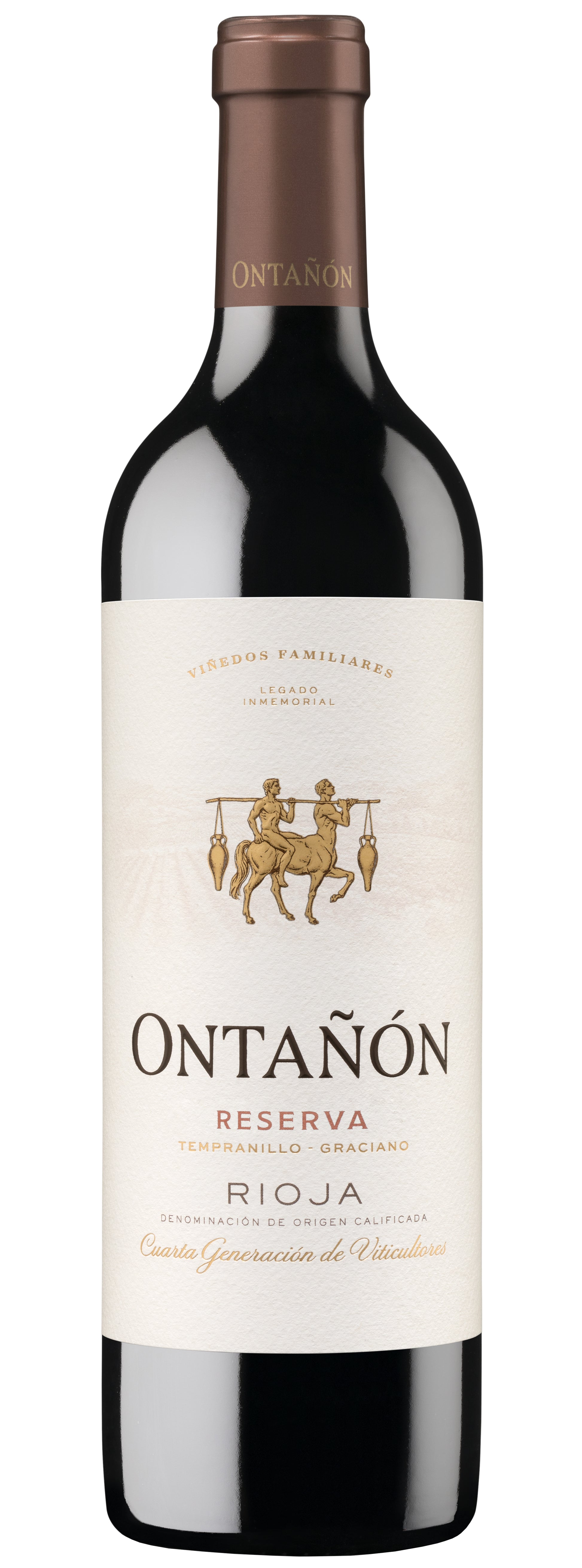 Bodegas Ontanon Reserva 2015  Front Bottle Shot
