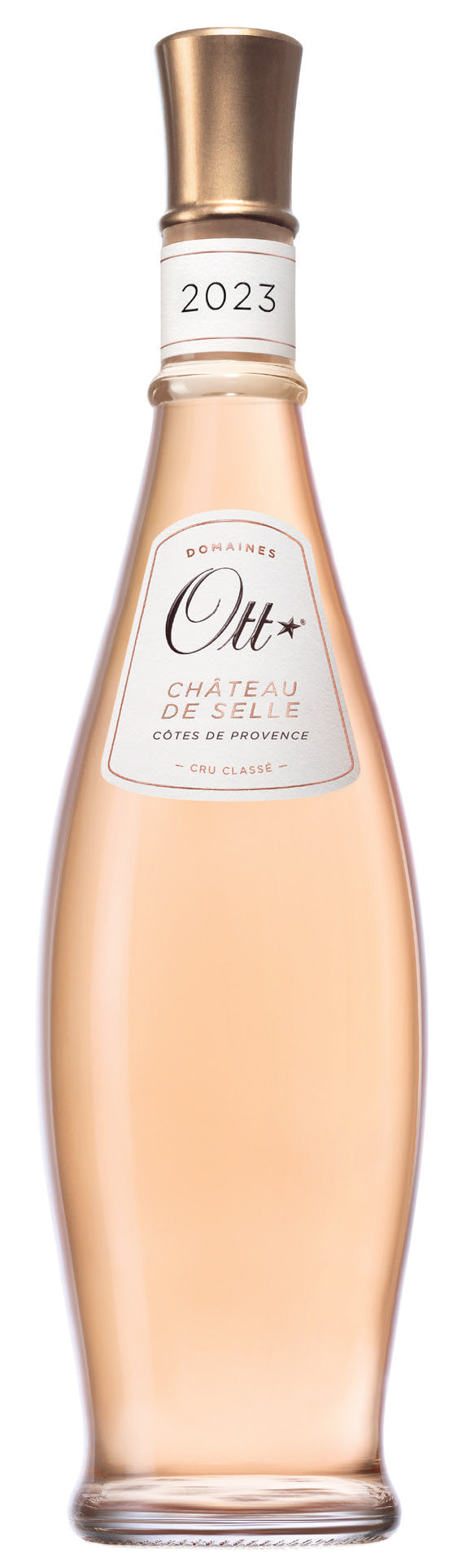 Domaines Ott Chateau de Selle Cotes de Provence Rose 2023  Front Bottle Shot