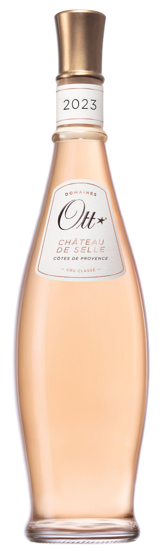 Domaines Ott Chateau de Selle Cotes de Provence Rose 2023  Front Bottle Shot