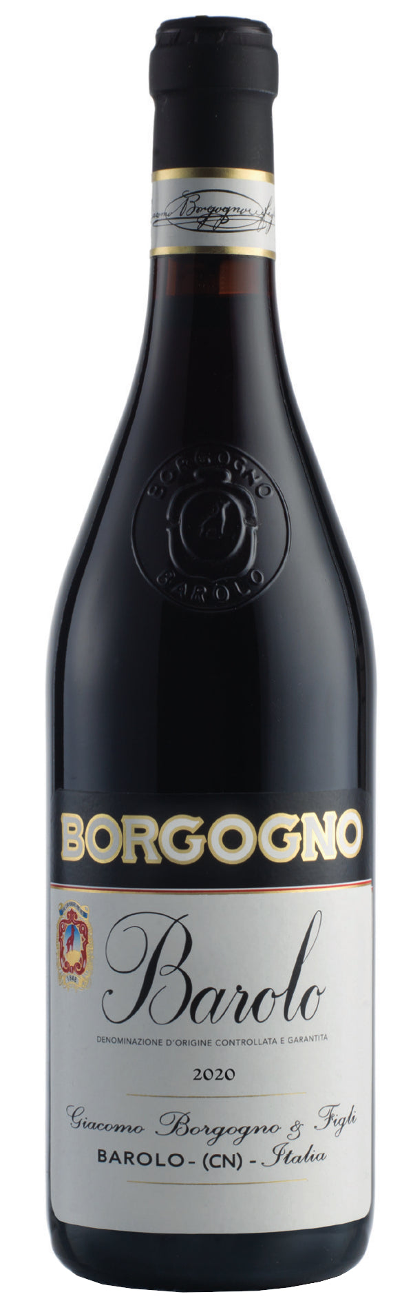 Borgogno Barolo 2020  Front Bottle Shot