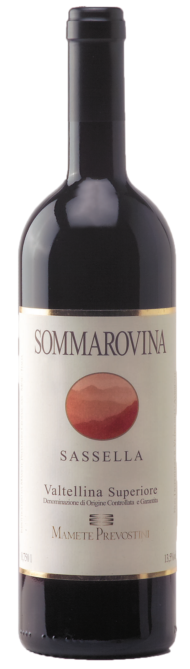 Mamete Prevostini Sommarovina Sassella Valtellina Superiore 2019  Front Bottle Shot
