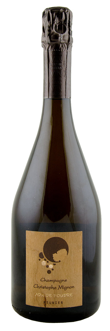 Christophe Mignon Brut Nature ADN de Foudre Meunier  Front Bottle Shot