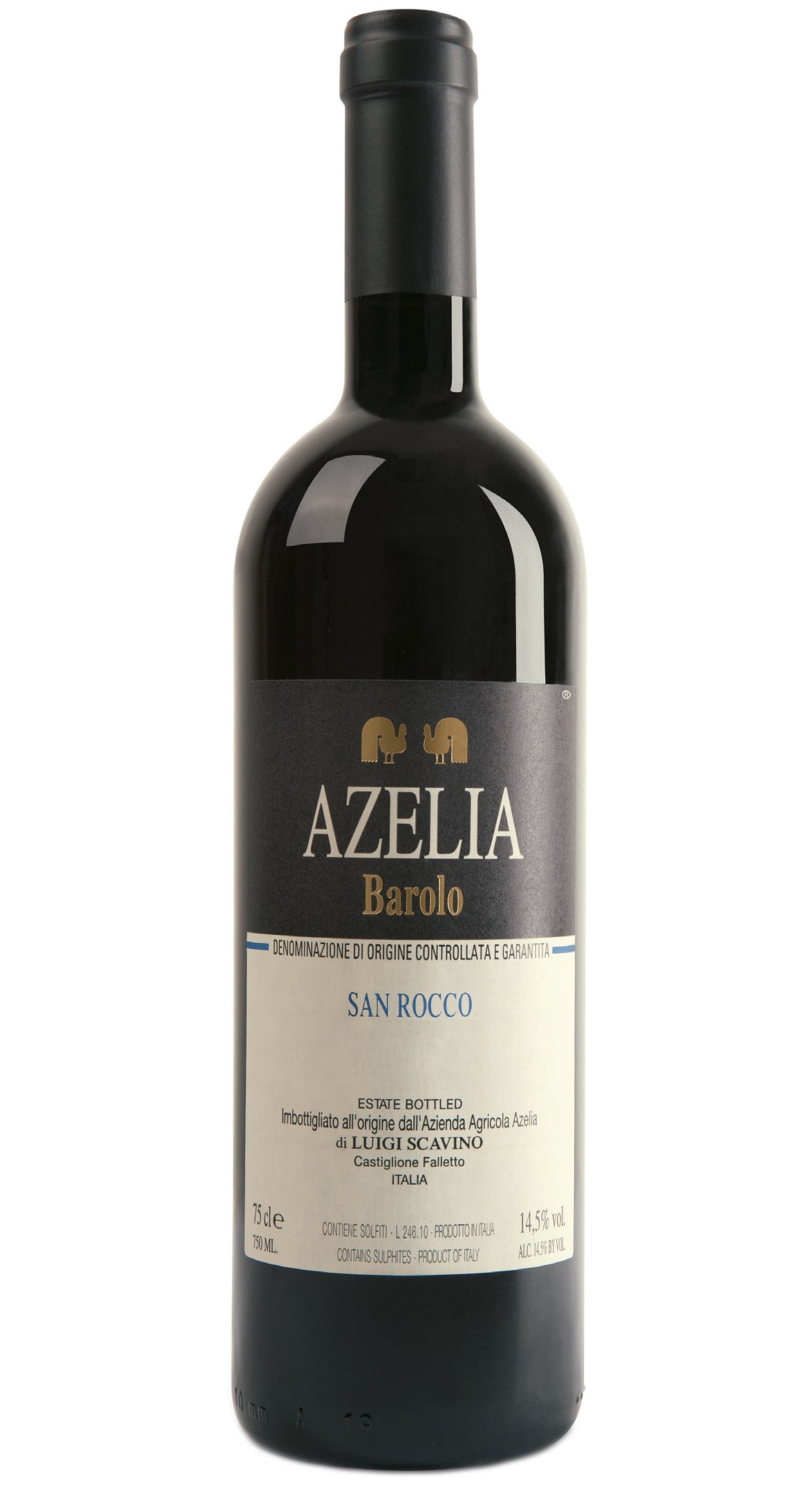 Azelia Barolo San Rocco 2020  Front Bottle Shot