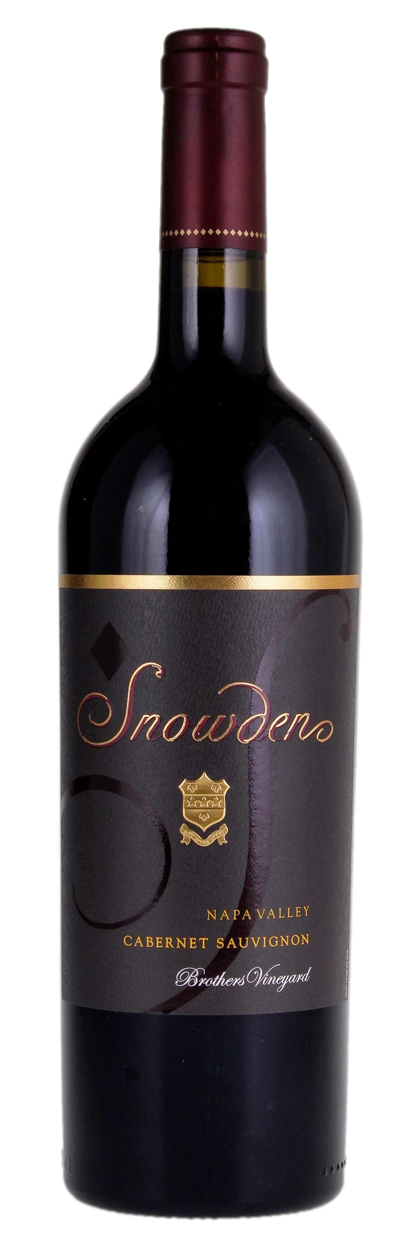 Snowden Brothers Vineyard Cabernet Sauvignon 2022  Front Bottle Shot