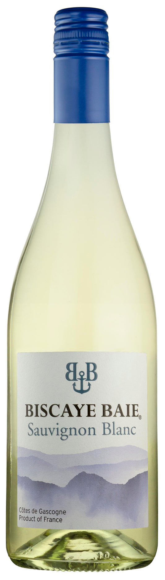 Biscaye Baie Cotes de Gascogne Sauvignon Blanc 2022  Front Bottle Shot