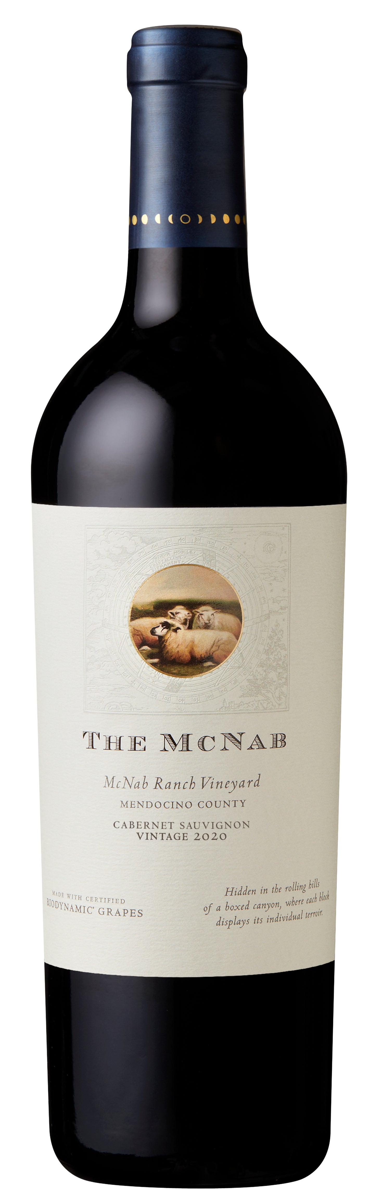 Bonterra The McNab Single Vineyard Cabernet Sauvignon 2020  Front Bottle Shot