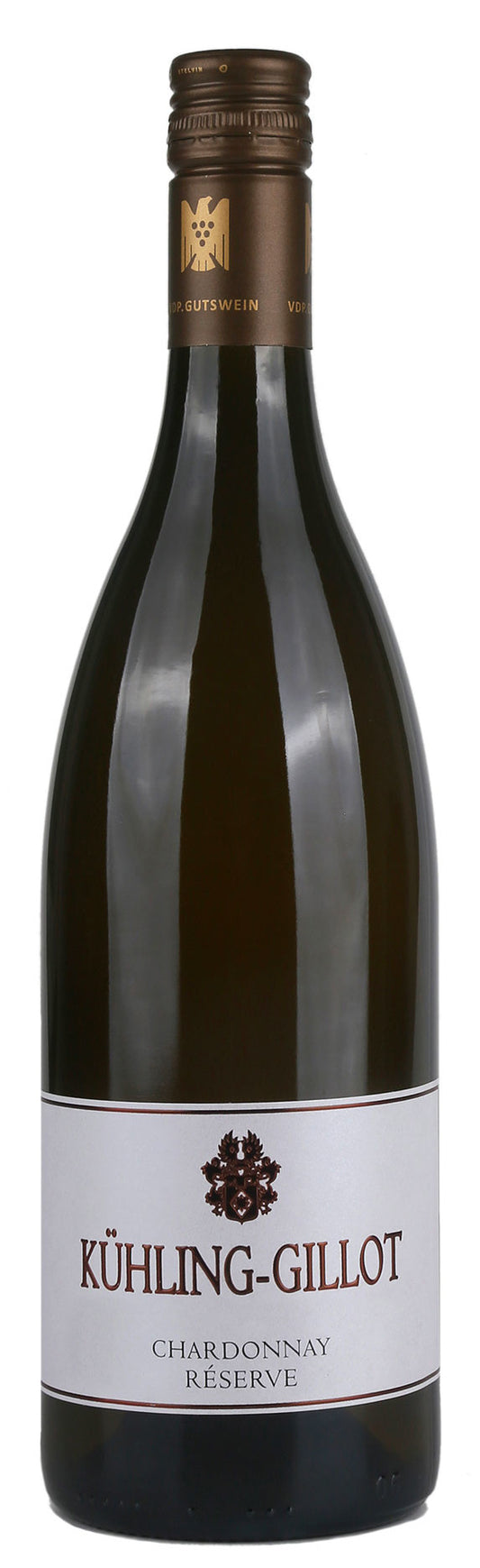 Kuhling-Gillot Chardonnay Reserve 2021  Front Bottle Shot