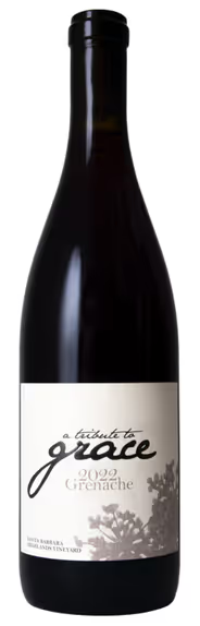 A Tribute to Grace Santa Barbara Highlands Vineyard Grenache 2022  Front Bottle Shot