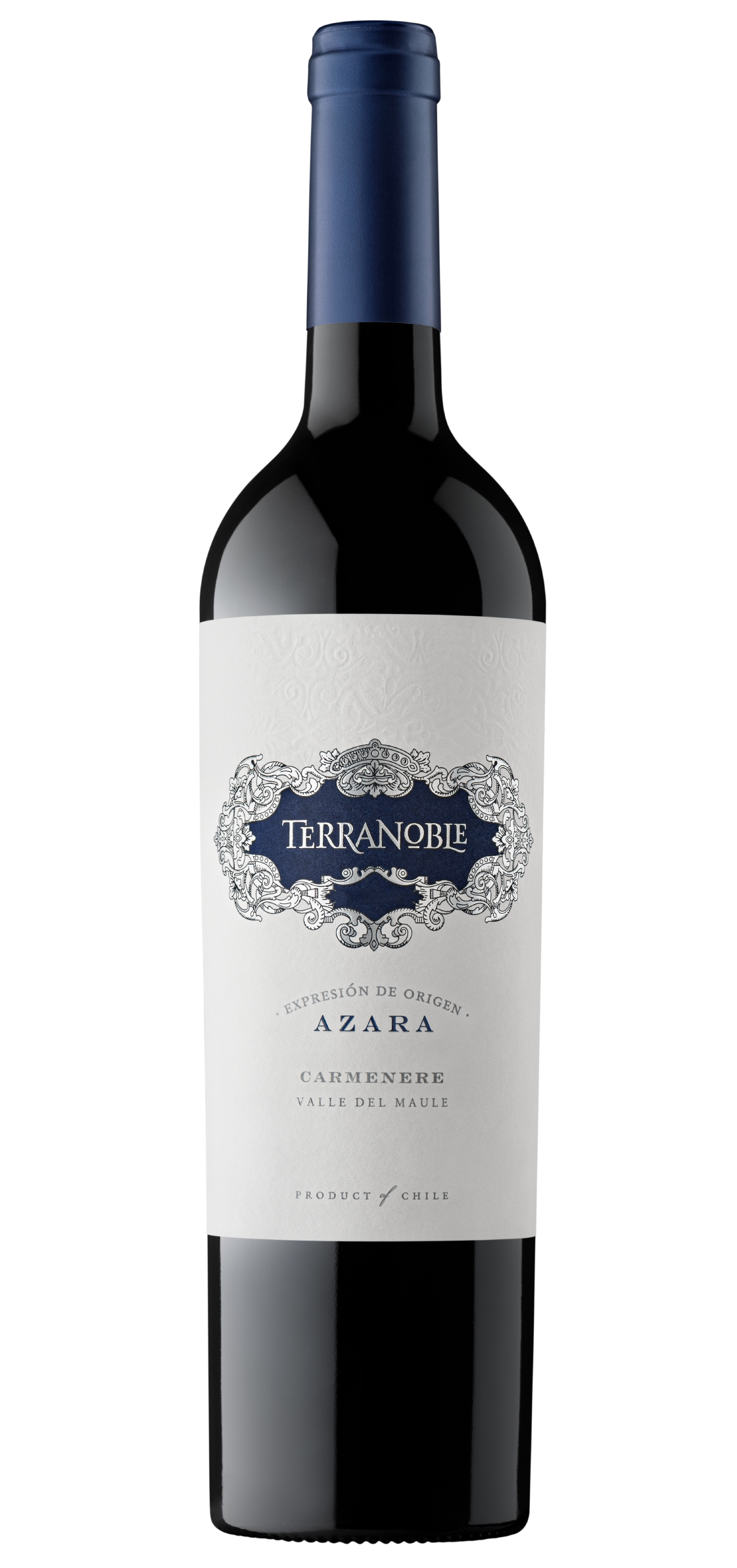 TerraNoble Azara Carmenere 2021  Front Bottle Shot