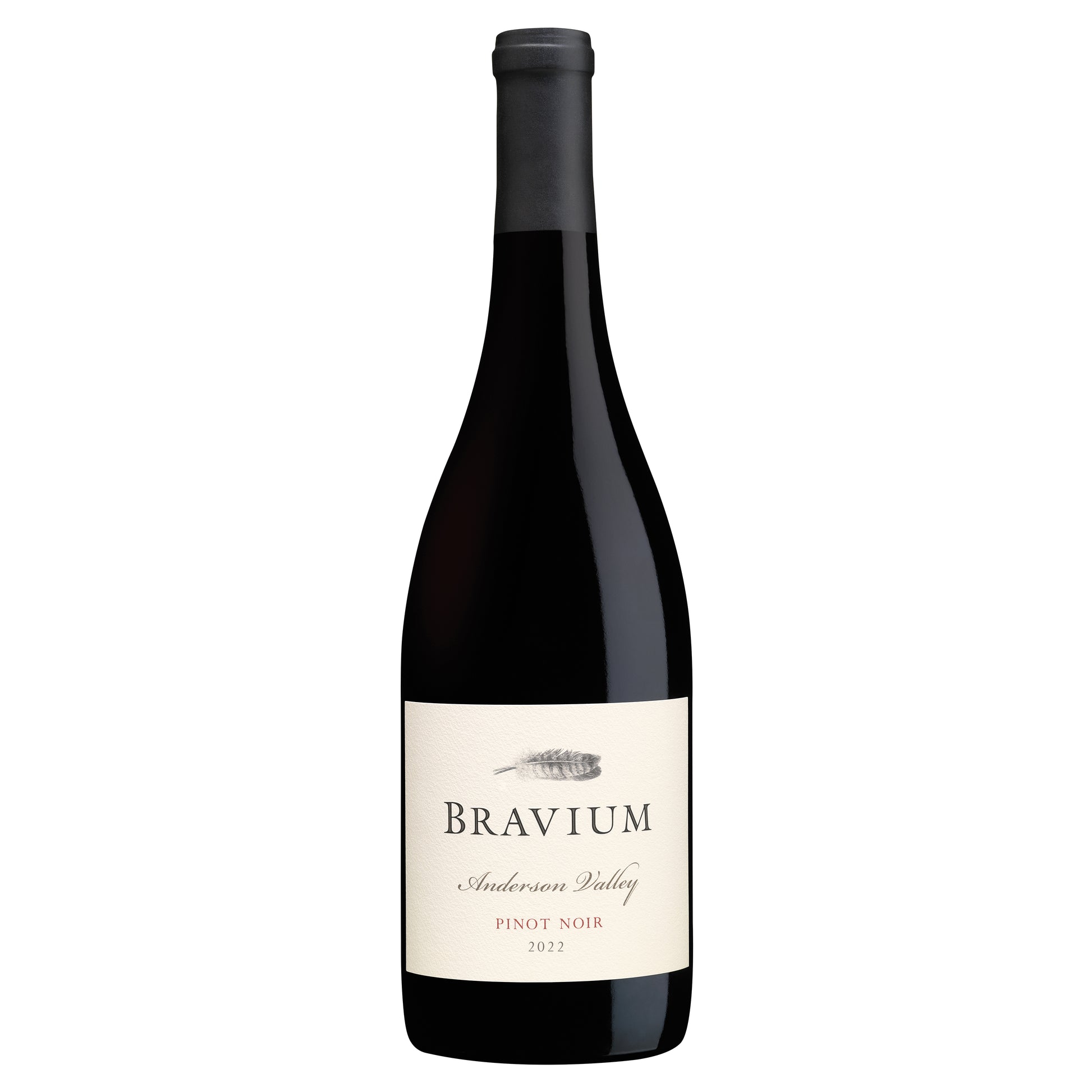 Bravium Anderson Valley Pinot Noir 2022  Front Bottle Shot