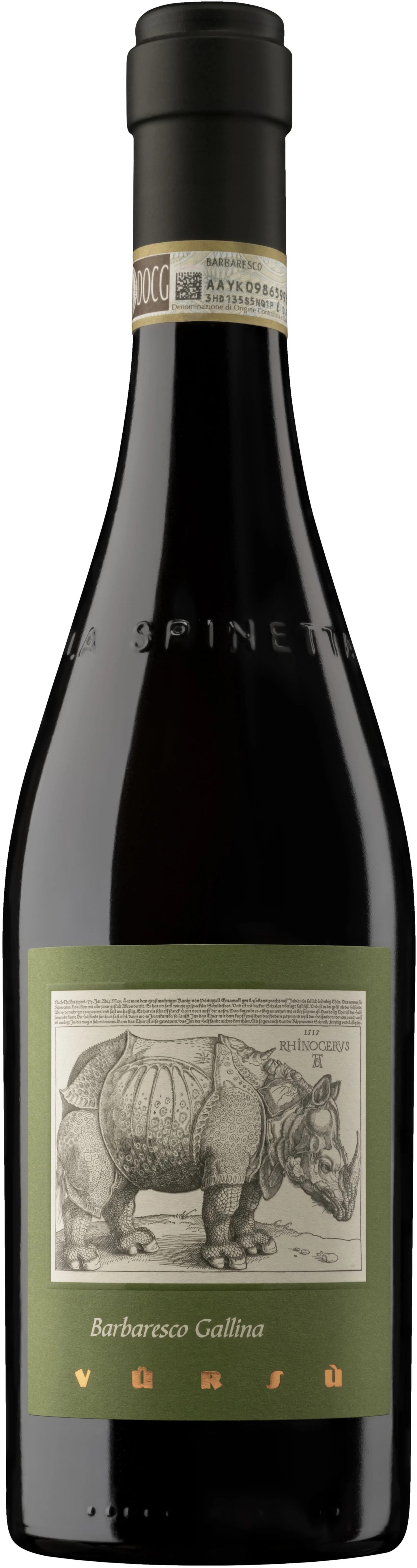 La Spinetta Barbaresco Gallina 2020  Front Bottle Shot
