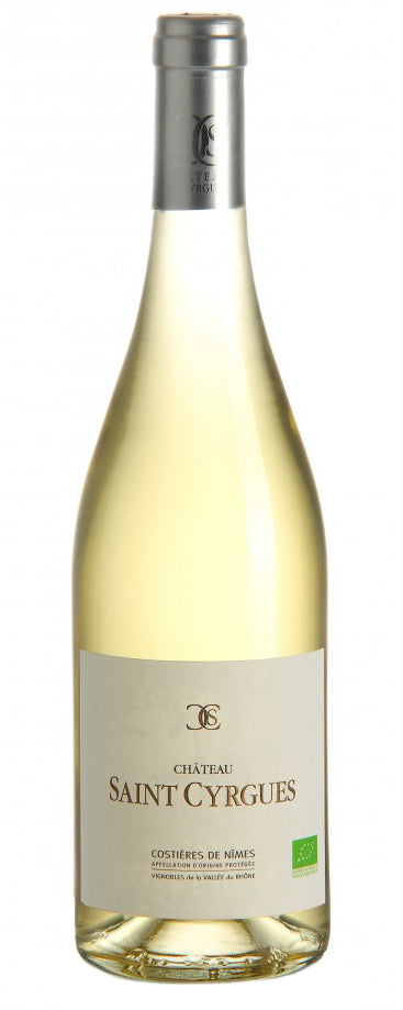 Chateau Saint-Cyrgues Costieres de Nimes Blanc 2023  Front Bottle Shot
