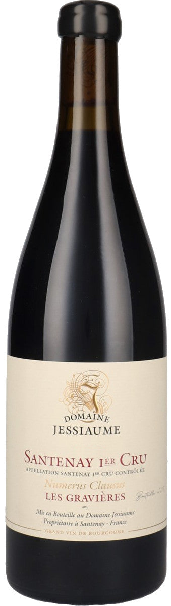 Domaine Jessiaume Santenay Les Gravieres Numerus Clausus Premier Cru 2022  Front Bottle Shot